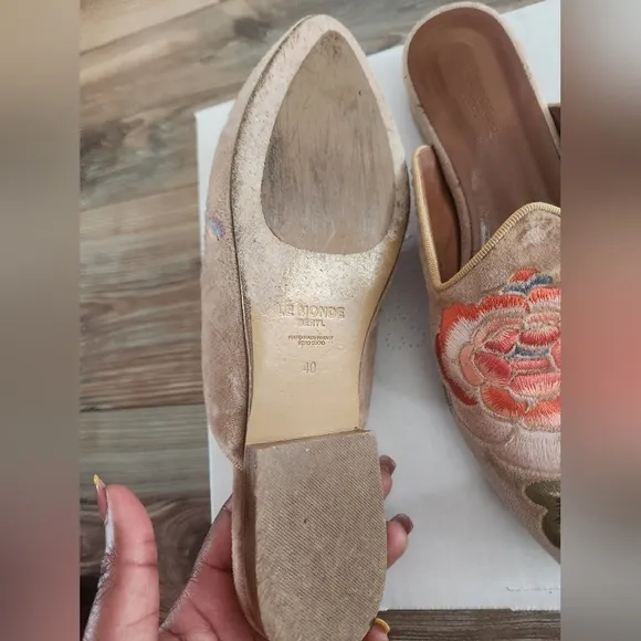 Le Monde Beryl Valentina Mule Size 40