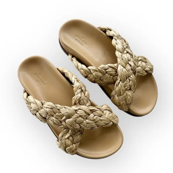 Le Souliers Sézane • Eden Low Mules Sandals Size 38