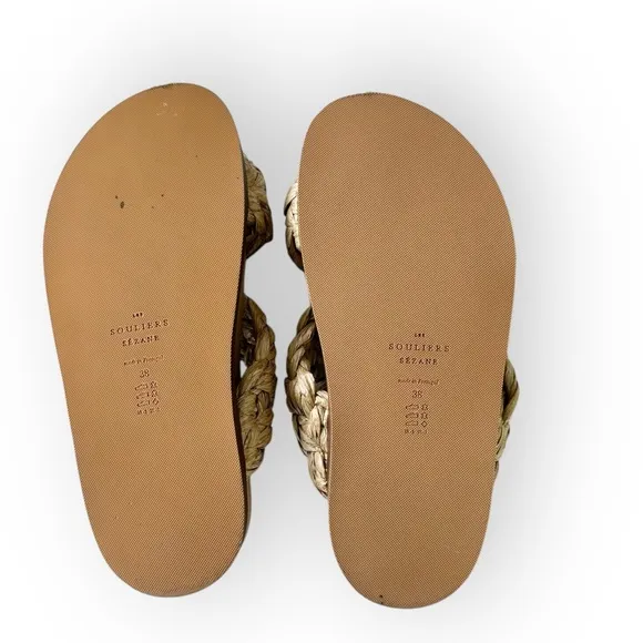 Le Souliers Sézane • Eden Low Mules Sandals Size 38