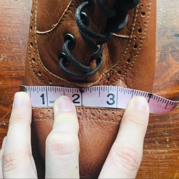 Leather Ankle Lace Up Boot NWT