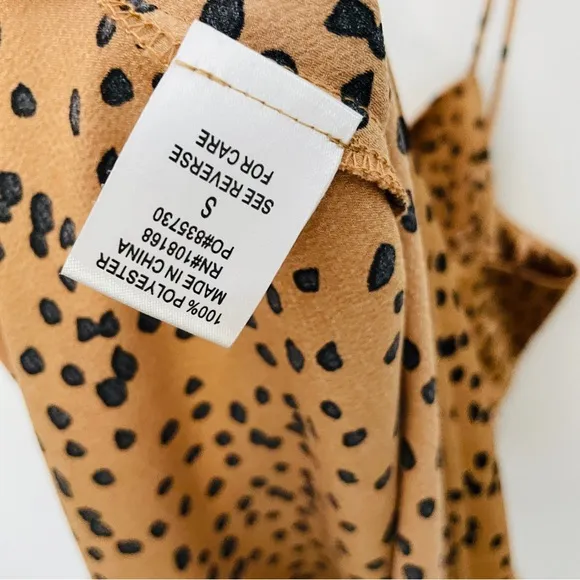 Leopard Print Slip Dress