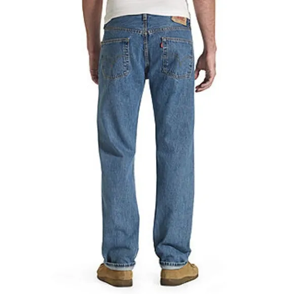 Levi's 501 Original Fit Straight Leg Button Fly Jeans 34 x 32