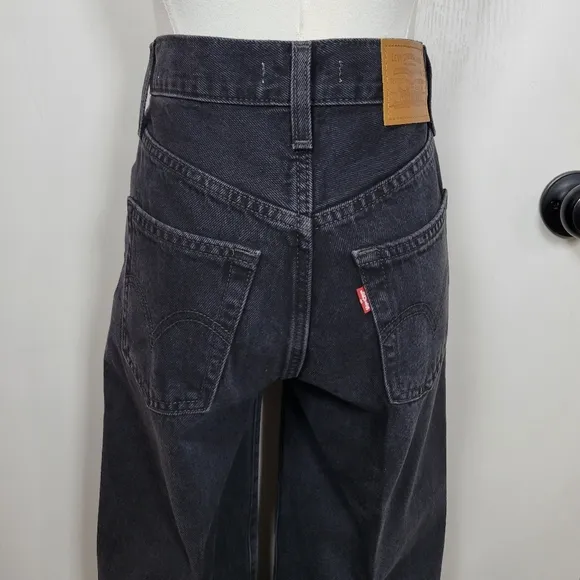 Levi's Ribcage Wide Leg Jeans Size 24 Quality Denim