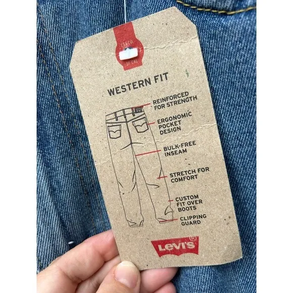 Levi's Western Fit Jeans 38x30 NWT