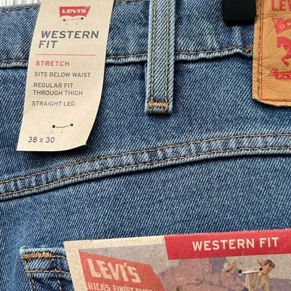 Levi's Western Fit Jeans 38x30 NWT