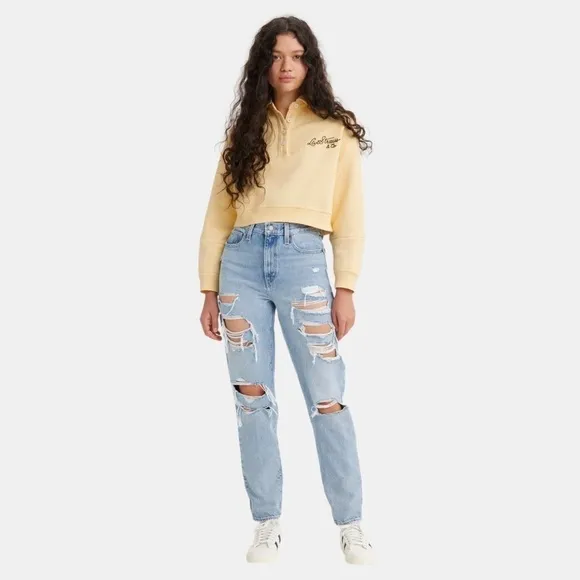 Levi’s Women’s Size 28 JEANS MOM HIGH-WAISTED LEVI'S® Azul claro