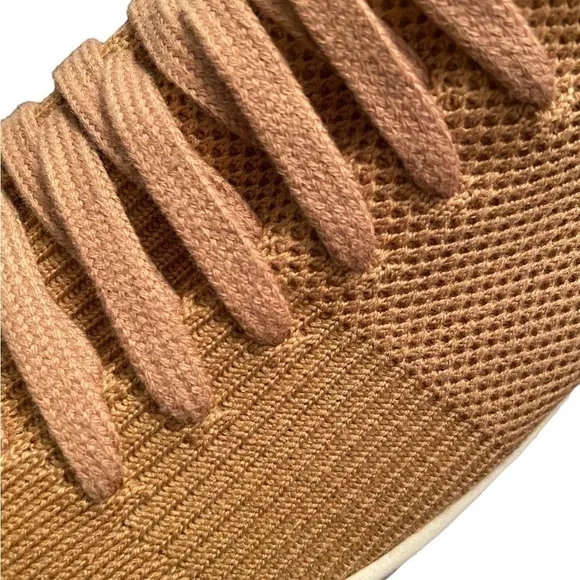 Lifestride Ease Women's Slip On Mule Sneaker in Camel 8 Wide Washable Knit New