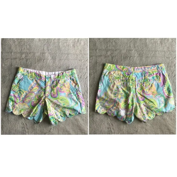Lilly Pulitzer Buttercup Shorts Double Trouble 0