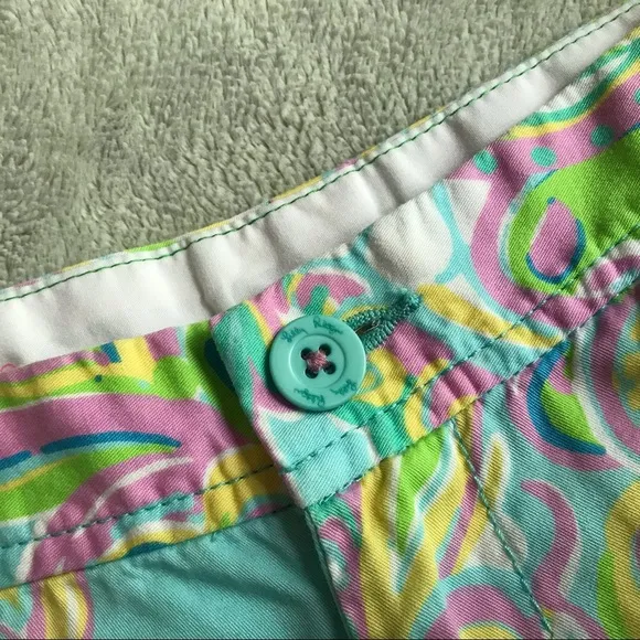 Lilly Pulitzer Buttercup Shorts Double Trouble 0