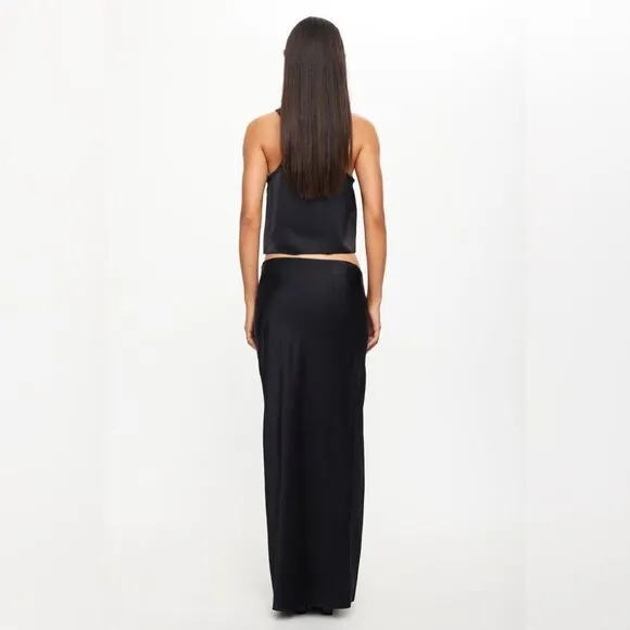 LIONESS MARIAH MAXI SKIRT ONYX NWT SIZE SMALL