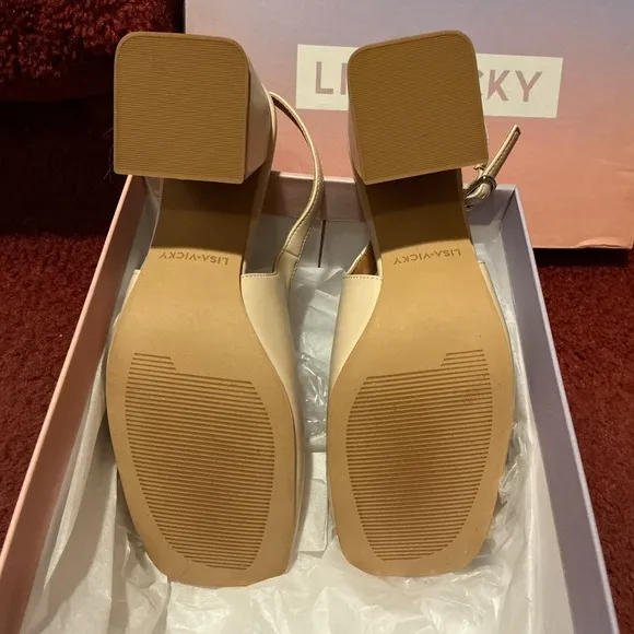 LisaVicky Grand-v Slingback Block Heels