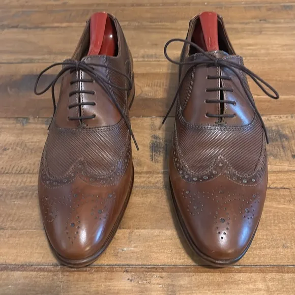 Lloyd  by Octavio made in Germany Brown Leather Wingtip Oxford Shoes