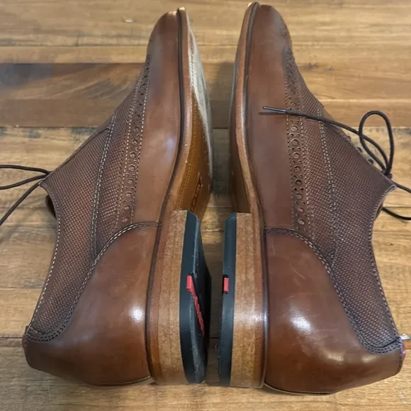 Lloyd  by Octavio made in Germany Brown Leather Wingtip Oxford Shoes