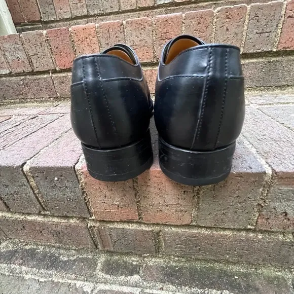 LodinG Black Leather Cap Toe Oxford Dress Shoes Classic Size 9 UK/10.5 US