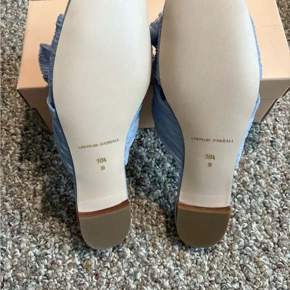 Loeffler Randall Blue Bow Mules