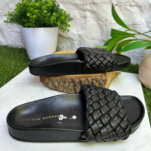 Loeffler Randall Women's SonnieSandal black size 7 gently used