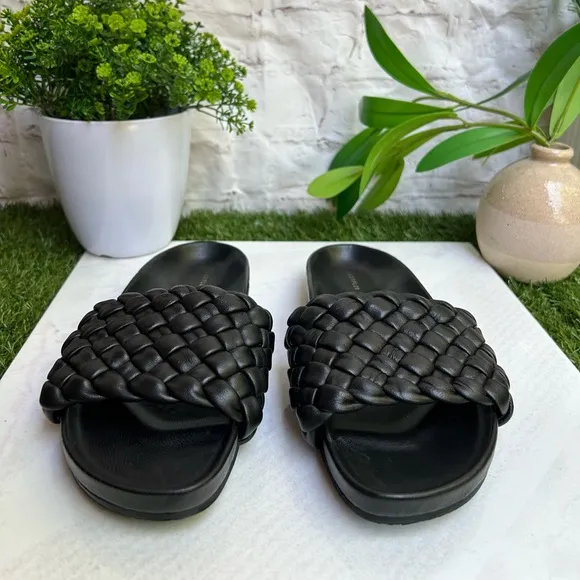 Loeffler Randall Women's SonnieSandal black size 7 gently used