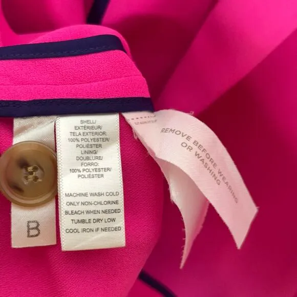 LOFT Modern Relaxed Fit Blazer Hot Pink {XX52}