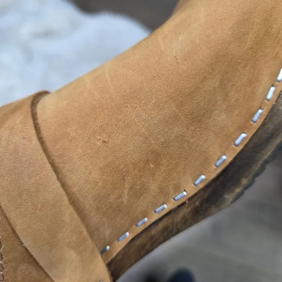 Lotta From Stockholm Tan Leather Clogs