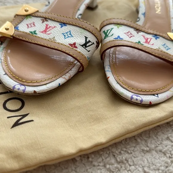 Louis Vuitton Multicolor Kitten Heels size 37