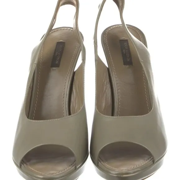 LOUIS VUITTON SLING BACK HEELS