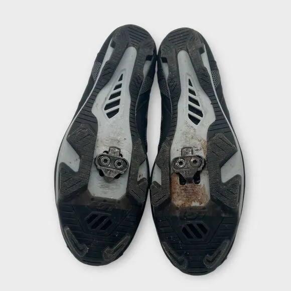 Louis Garneau Black Cycling Shoes Multi Air Flex Road Trail Bike 10.75 Good Cond