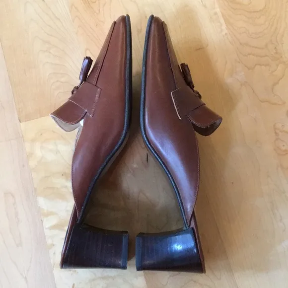 LRL Lauren Ralph Lauren | Leather Loafer Mules