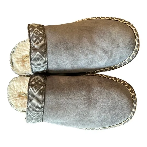 Lucky Brand Lezliey clogs in castle rock gray