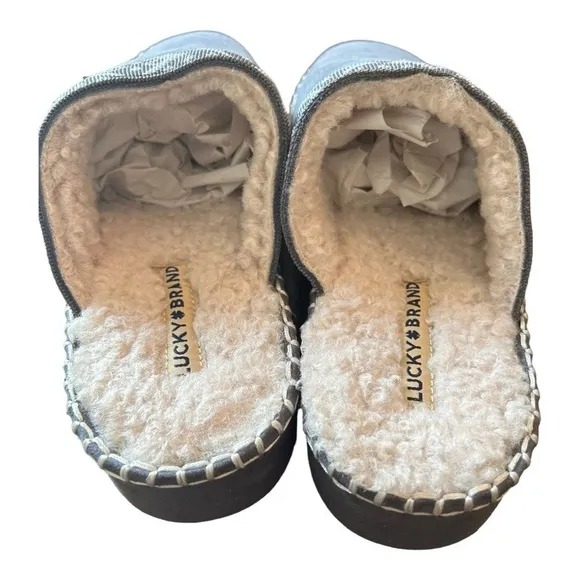Lucky Brand Lezliey clogs in castle rock gray