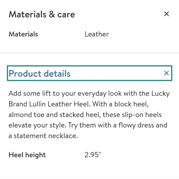 Lucky Brand Lullin Leather Mules