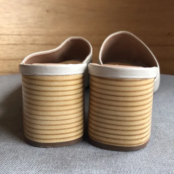 LULUS Leather Block Heeled Square Toe Mules