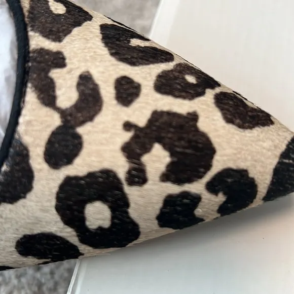 Macy’s On 34th Baeley Slingback heels, leopard, size 8 NIB!