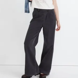 Madewell super wide jeans Bessemer black wash
