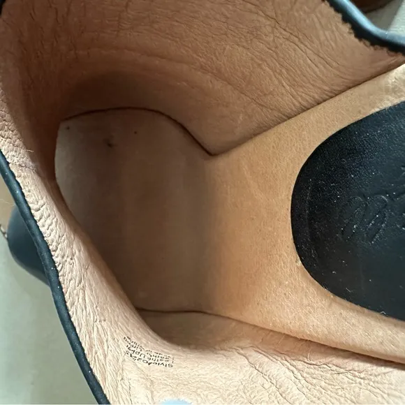 Madewell, the finch, leather mule in black size 9