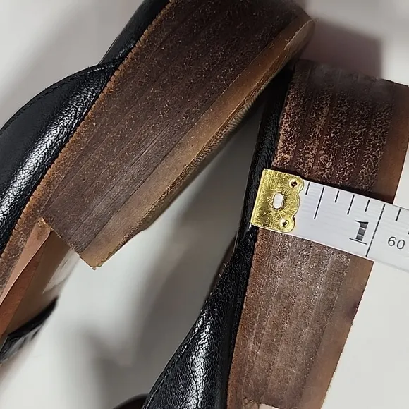 MADEWELL The Frances Leather Slip On Flat Loafer Mules‎ Size 8.5
