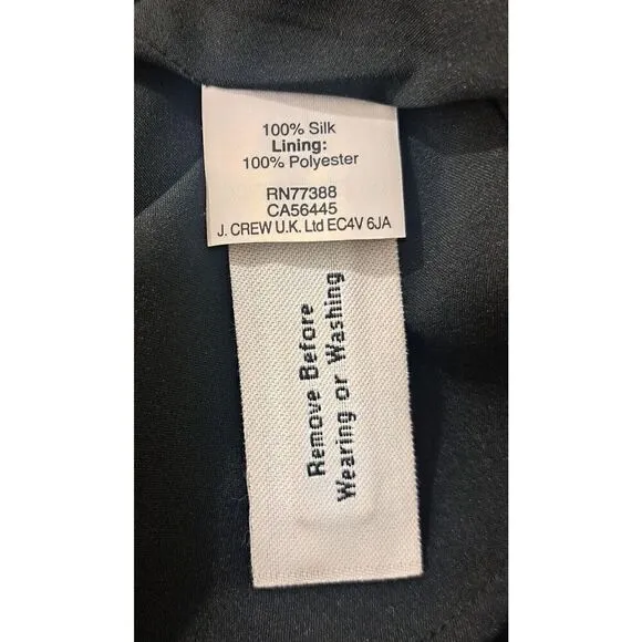 Madewell Womens Size 12 Shift Dress 100% Silk Slip Dress