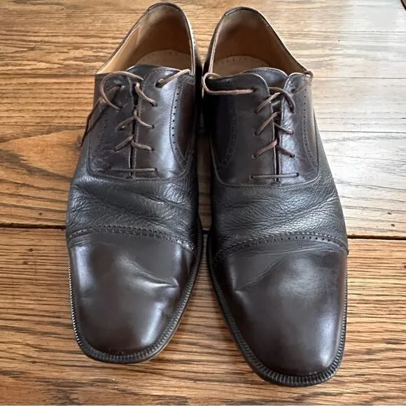 Magnanni Blanco Aldomar Dress Shoes 9249 Brown Brogue Cap Toe Oxfords Men’s 11.5
