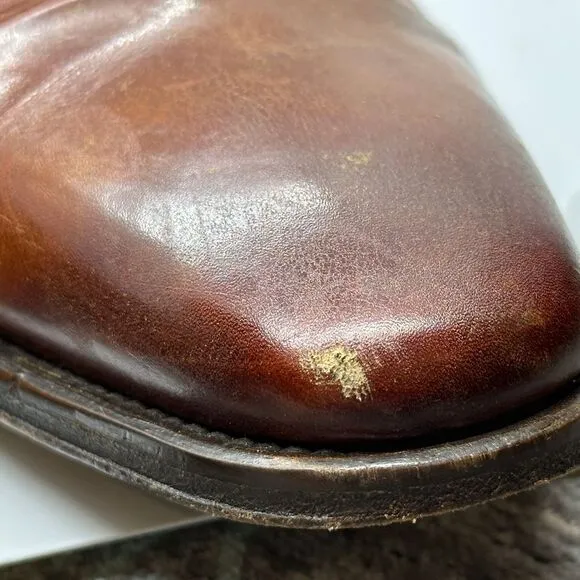 Magnanni‎ Brown Leather Cap Toe Oxford Dress Shoes Formal Business 11.5M