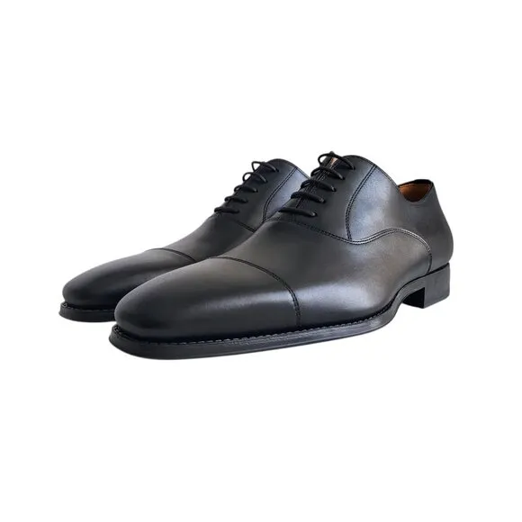 Magnanni Cap Toe Oxfords in Black Men's Size 10