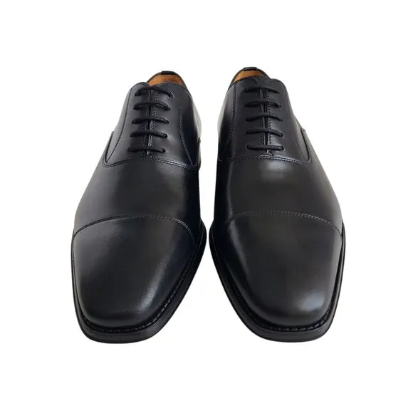 Magnanni Cap Toe Oxfords in Black Men's Size 8