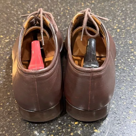 Magnanni Frederico Cap Toe Oxfords. Dark Brown. Size 9D.