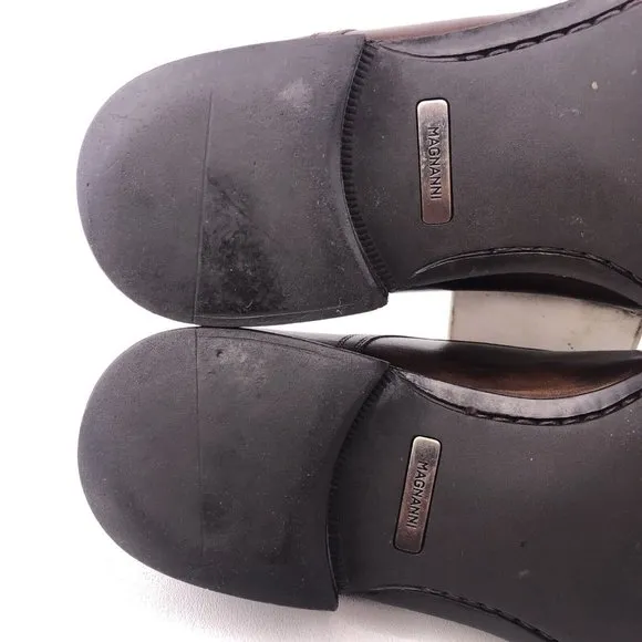 Magnanni Romelo Brown Leather Dress Oxfords 9.5M
