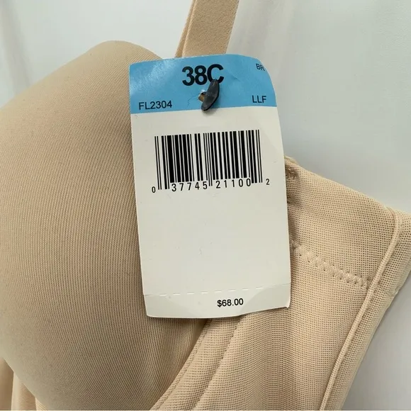 Maidenform Ultra-Firm Control Convertible Shapewear Slip Underwire Support 38C