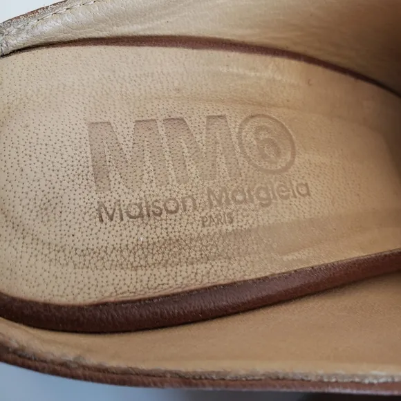 Maison Margiela MM6 Luxe Women Heeled Mules Open Toe Slipons#