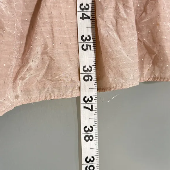Maje Paris Layering Slip Dress Womens Sz 1 Lace Tunic Slip Beige Minimalist Boho