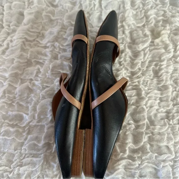 Malone Souliers Maureen Leather Flat Mules 36.5/6.5