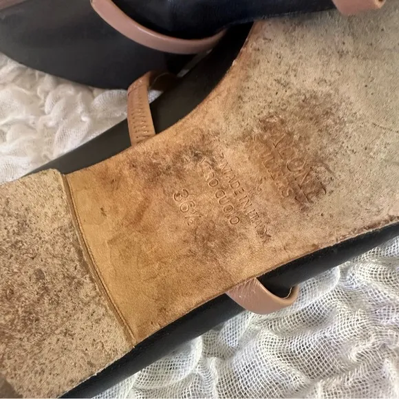 Malone Souliers Maureen Leather Flat Mules 36.5/6.5
