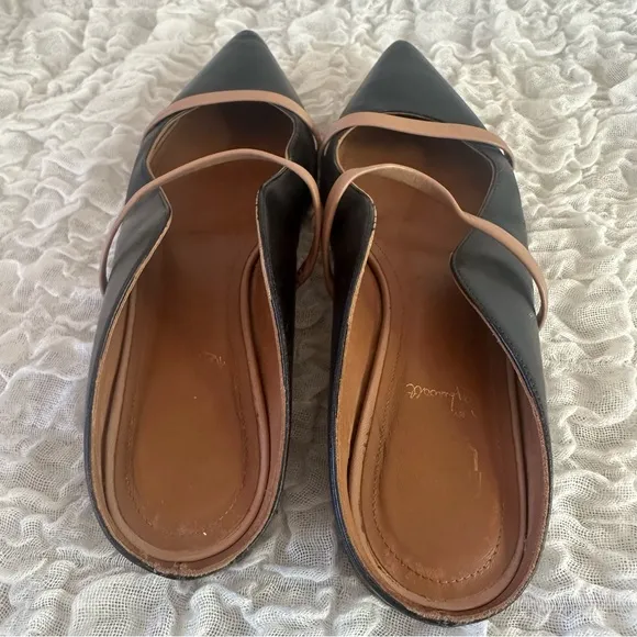 Malone Souliers Maureen Leather Flat Mules 36.5/6.5