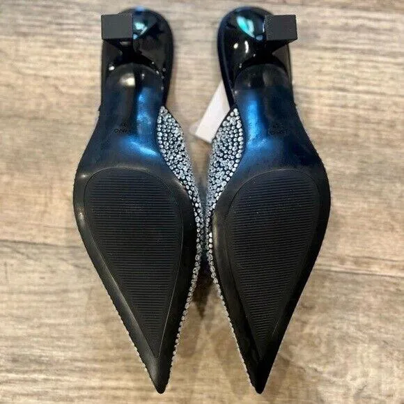 MANGO Bejeweled Mules NWT