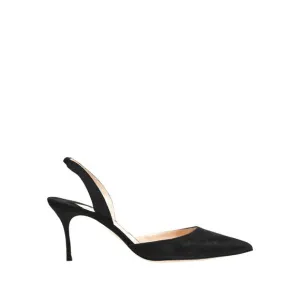 Manolo Blahnik Black Slingback Heels